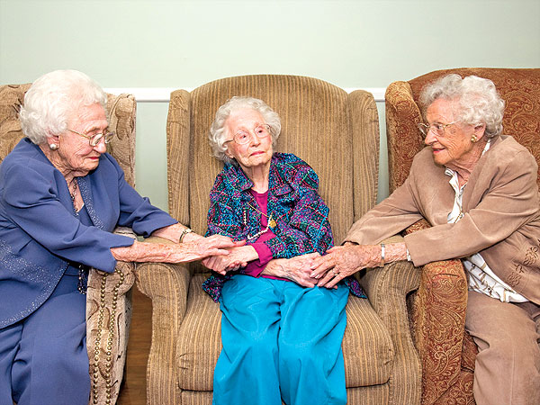 Over 100 year old sisters Bella Naija