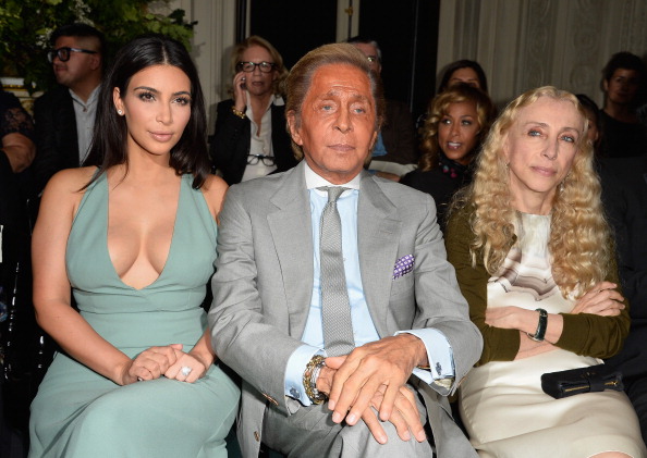  Kim Kardashian, Valentino Garavani &  Franca Sozzani
