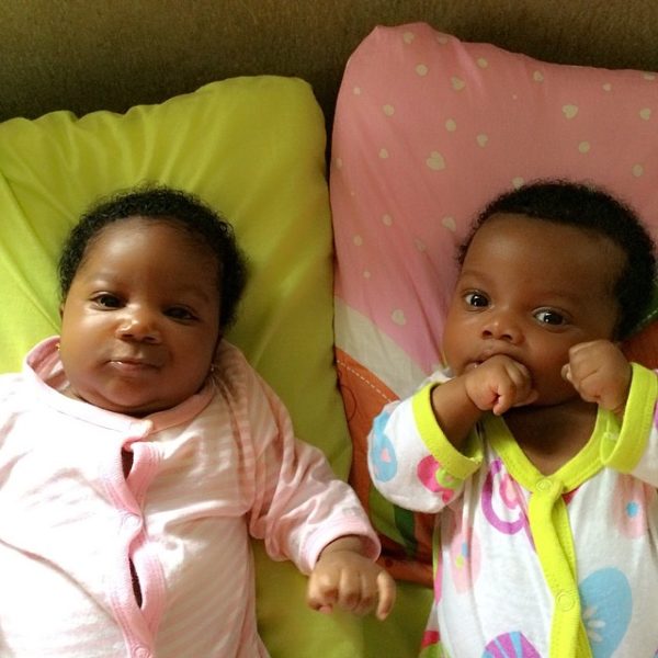 Muma Gee & Prince Eke Share Photos with their Twins - July 2014 - BellaNaija.com 01 (2)