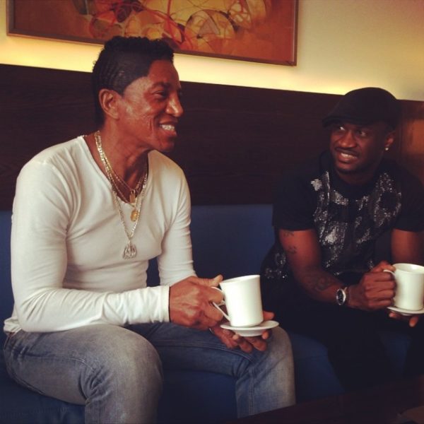 Peter Okoye & Jermaine Jackson - BN Music - July 2014 - BellaNaija.com 01