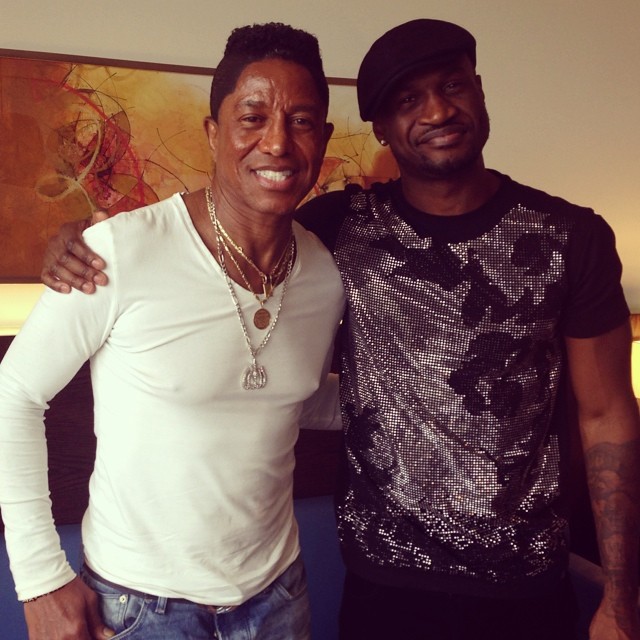 Peter Okoye & Jermaine Jackson - BN Music - July 2014 - BellaNaija.com 02