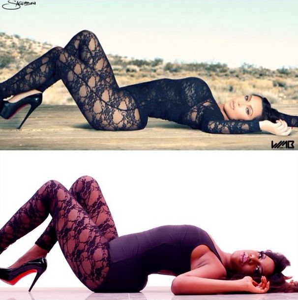 Kim Kardashian & Chika Ike - August 2014 - BellaNaija.com 01