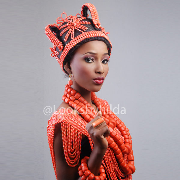 Looks by Hilda | Benin Edo Bridal Makeup | BellaNaija 002