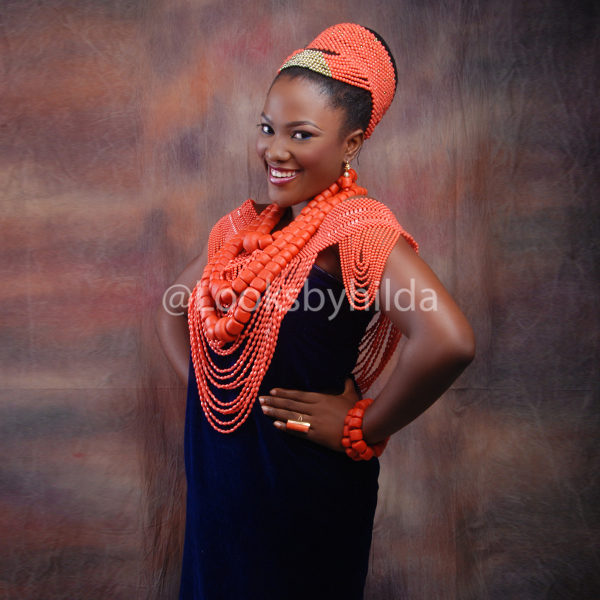 Looks by Hilda | Benin Edo Bridal Makeup | BellaNaija 003