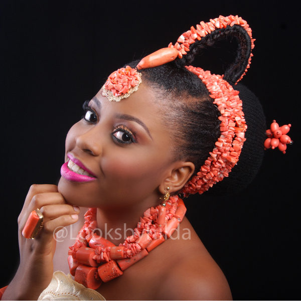 Looks by Hilda | Benin Edo Bridal Makeup | BellaNaija 004