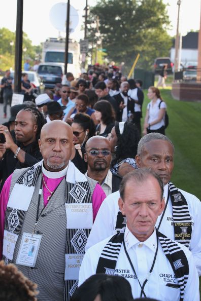 Funeral Held For Teen Shot To Death By Police In Ferguson, MO