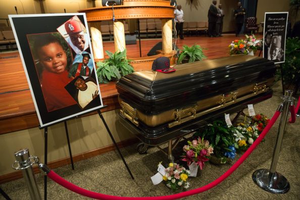 Funeral Held For Teen Shot To Death By Police In Ferguson, MO