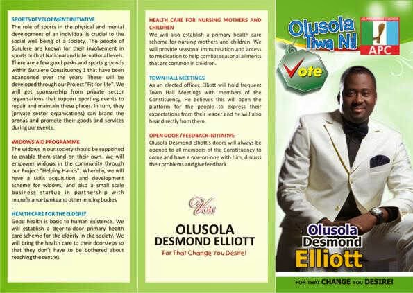 Desmond Elliot APC Lagos State