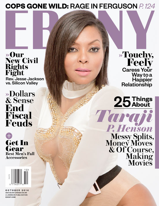 Taraji P Henson for EBONY Magazine October 2014 Issue - Bellanaija - September 2014