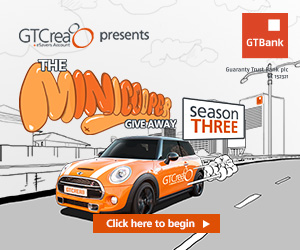 GTBank Mini Cooper Ad on BN