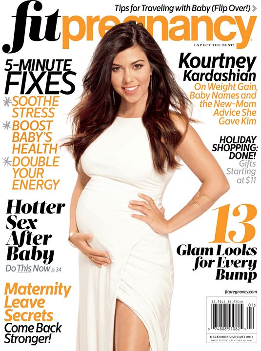 Kourtney Kardashian Covers Fit Pregnancy Magazine And Talks Her Third Pregnancy Cravings And More