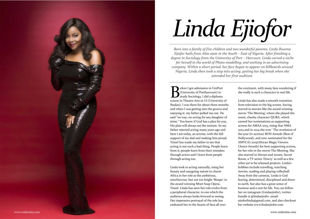 Linda Ejiofor for Cedar Magazine February 2015 Issue - Bellanaija - February2015002