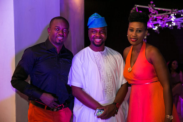 Uche and Onyinye Nnaji with Adebola Williams