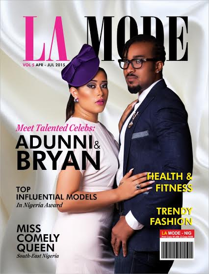 Adunni Ade & Bryan Okwara for La Mode Magazine - BellaNaija - April2015