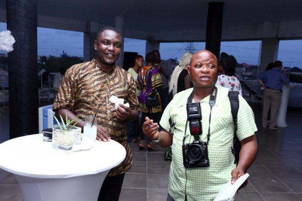 Chuks Nwanne & femi Kuti from The Guardian Nigeria representing the Exhibition Partner