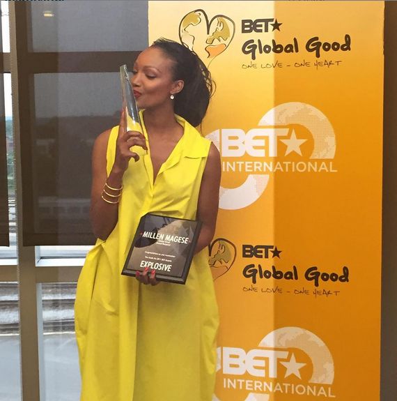Millen Magese BET Global Good Award - BellaNaija - July2015