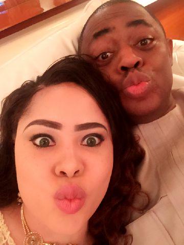 Image result for fani kayode and Fiancee