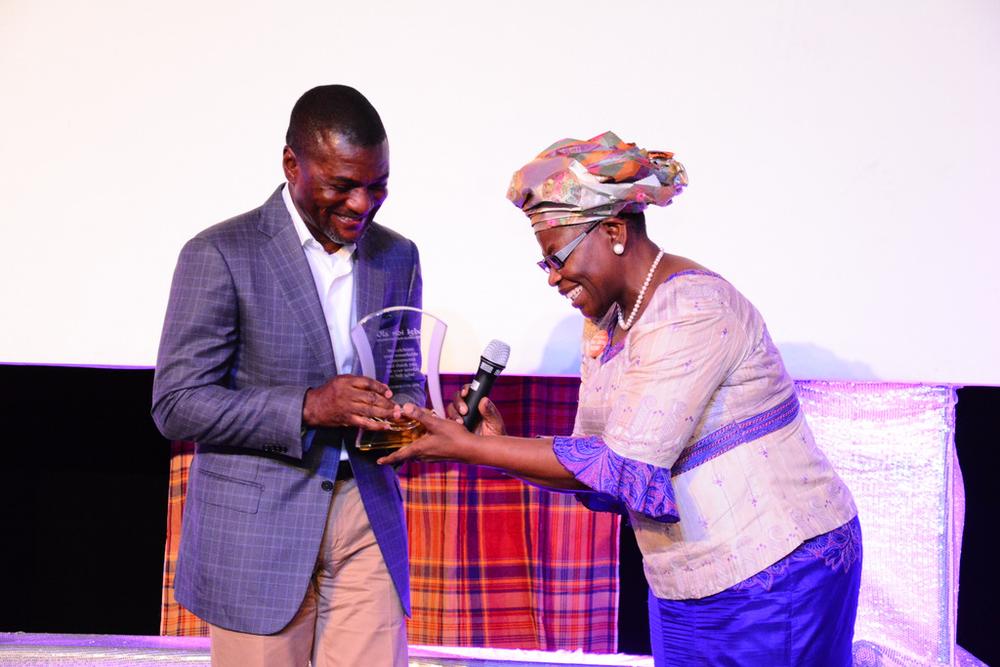 Frank Nweke and Oby Ezekwesili