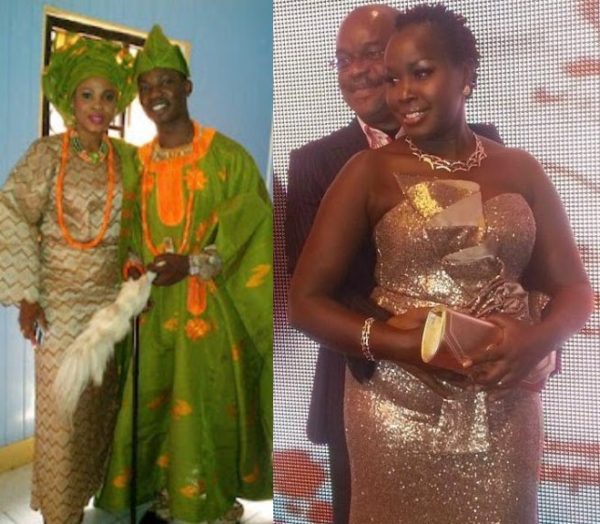 Kikelomo with her ex-husband | Pastor Aslem with his wife Emmy