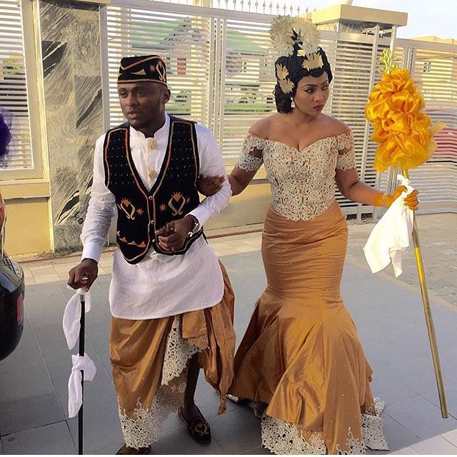 Ubi Franklin with wife Lilian Esoro