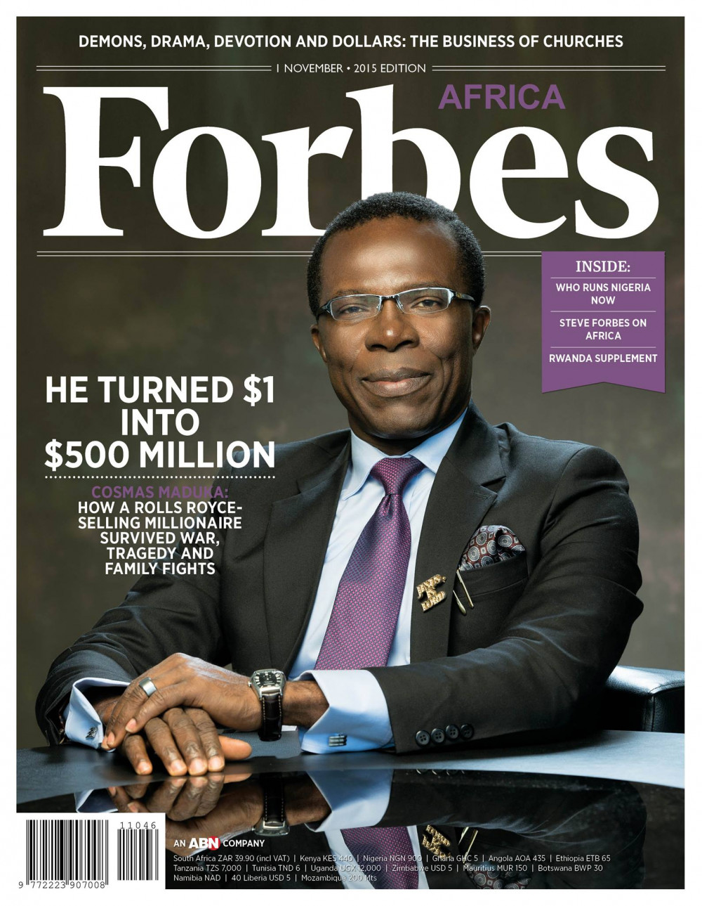 Cosmas Maduka Covers Forbes Magazine 