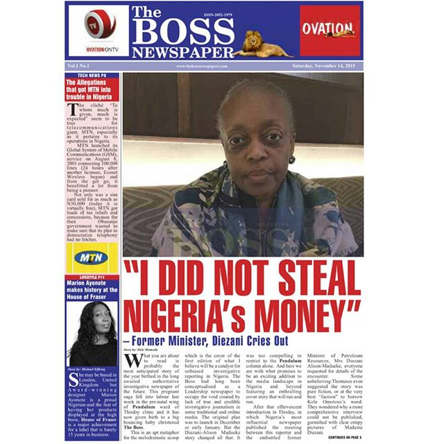 “Frail” Diezani emerges for Exclusive Interview | Says “I Did Not Steal Nigeria’s Money”