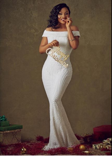 Toke Makinwa Stuns In New Christmas Photos, Entertainment, Celebs, Toke Makinwa, 