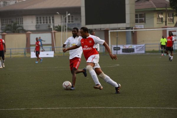 Fred Amata on the ball
