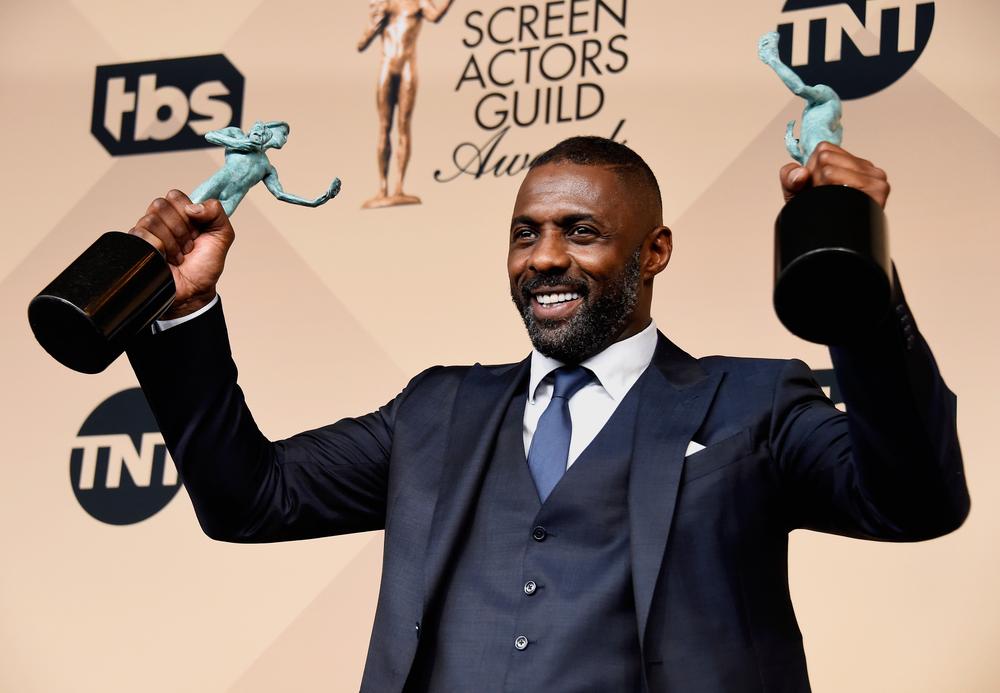 poses in the press room during the 22nd Annual Screen Actors Guild Awards at The Shrine Auditorium on January 30, 2016 in Los Angeles, California.