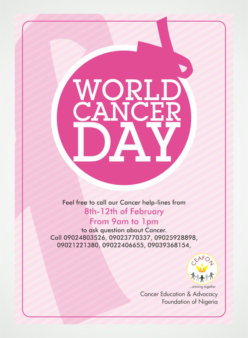 CEAFON World Cancer Day Event