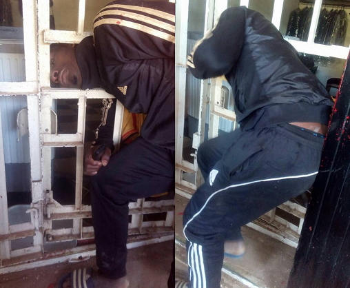 robber stuck in burglary proof gate jos plateau state 2