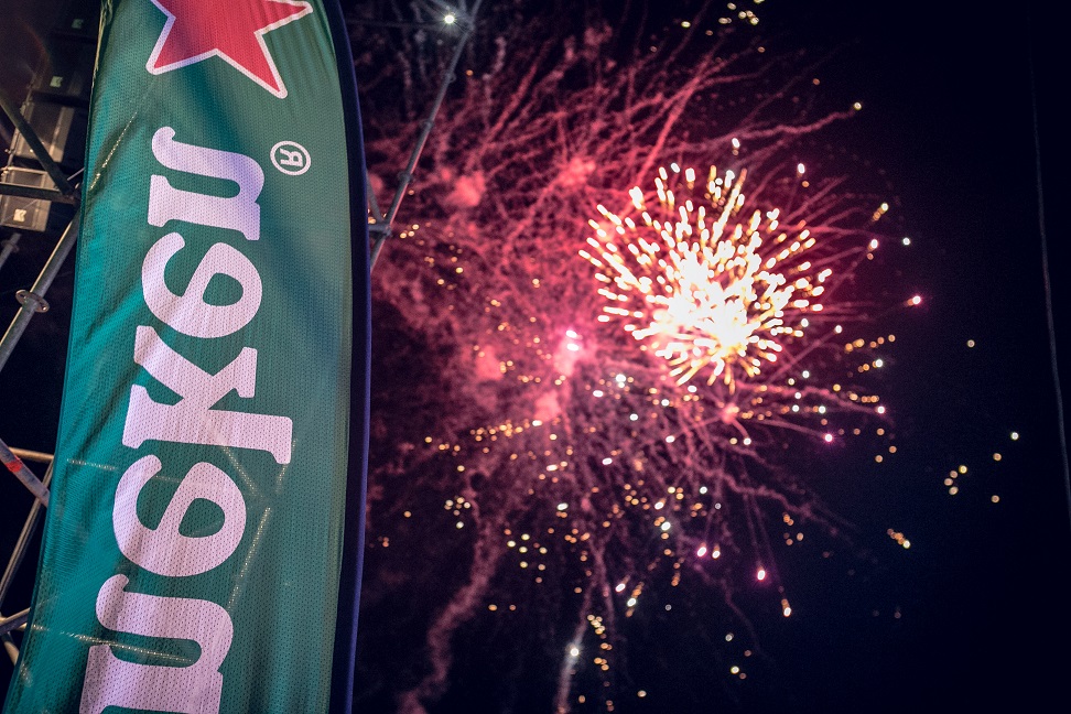 Fireworks at #HeinekenGidiFest