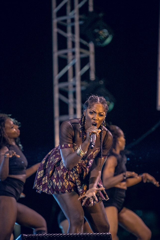 Tiwa Savage performing at #HeinekenGidiFest