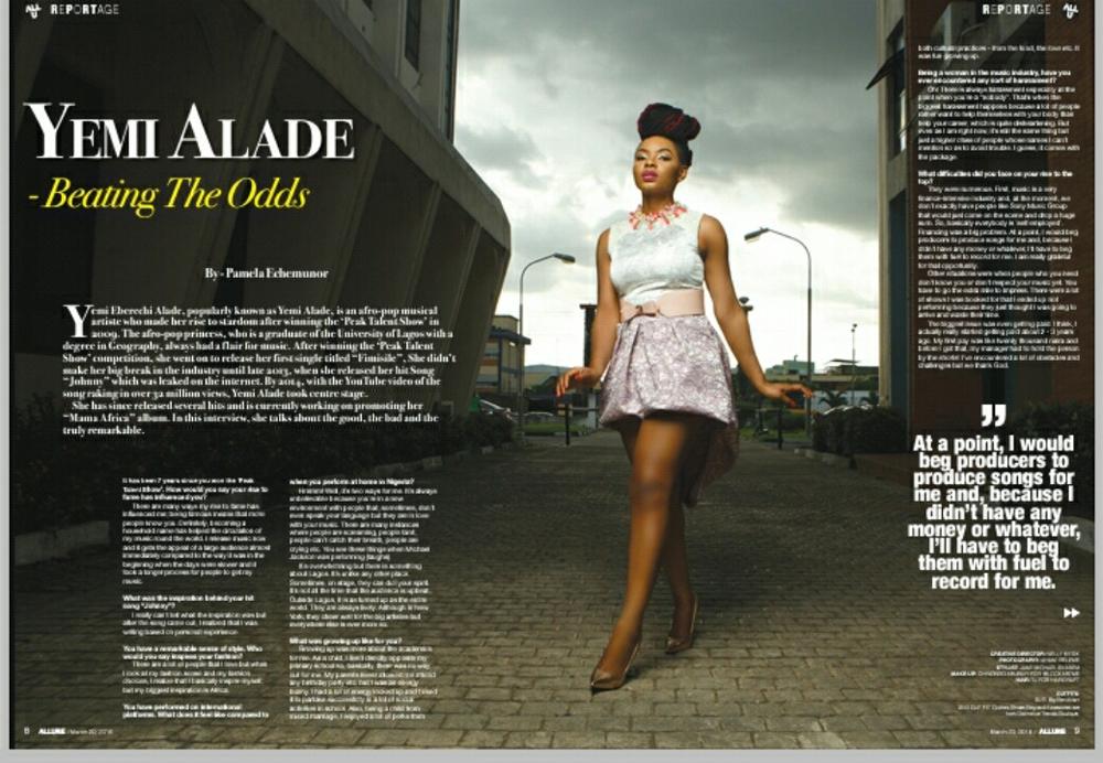 Yemi Aalde's Vanguard Allure Feature