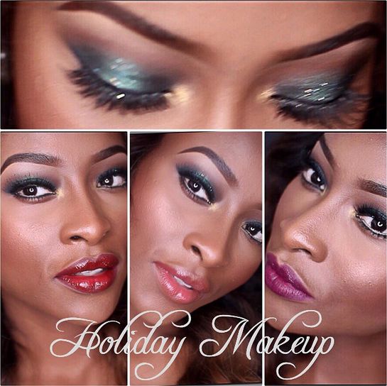 Gorgeous Hazel Glitz Makeup Look