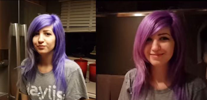 First #TheDress, Now #TheHair - Check Out this 'Magical' Hair Colour Change  from Blue to Pink & Purple | BellaNaija