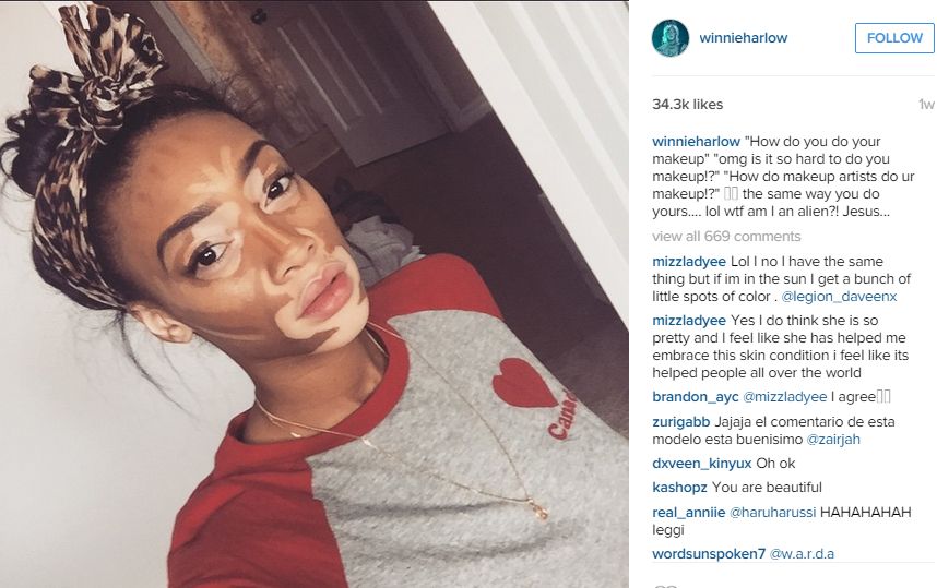 Chantelle Winnie Does Her Makeup