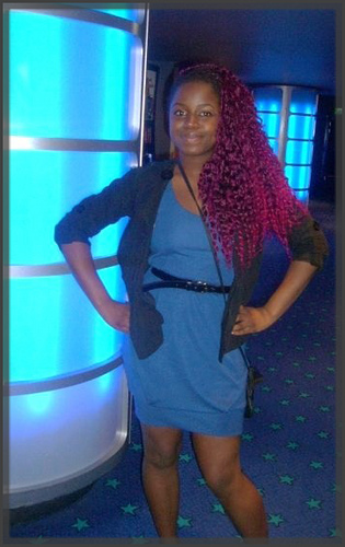 3700389860_7500a041fa Out to the movies at Cineworld; Blue dress: Primark, Jacket: Primark