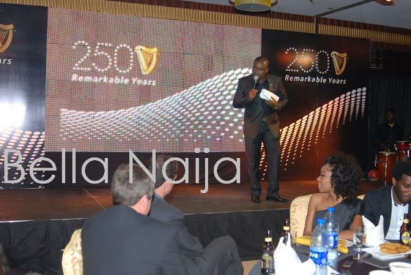 guinness-250-bella-naija138 Compere Frank Edo doing his thing