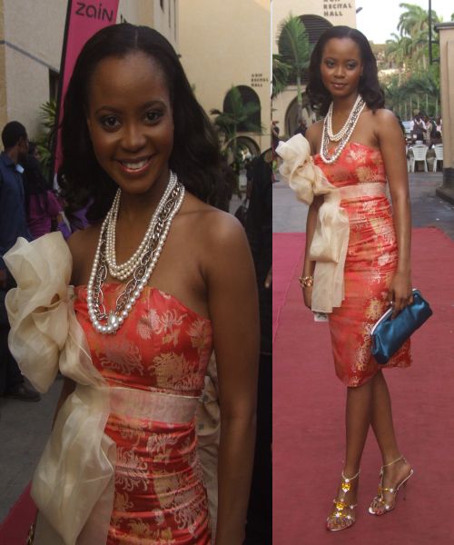 Omowunmi at Future Awards  2009- Dressed by MAI