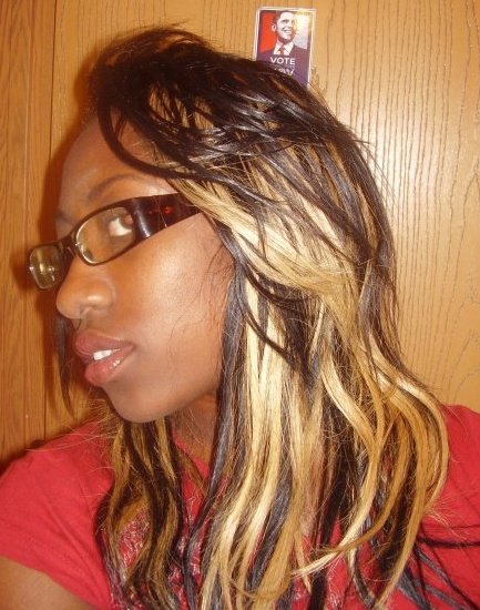 Decided to put blonde weave in to see how it looked!