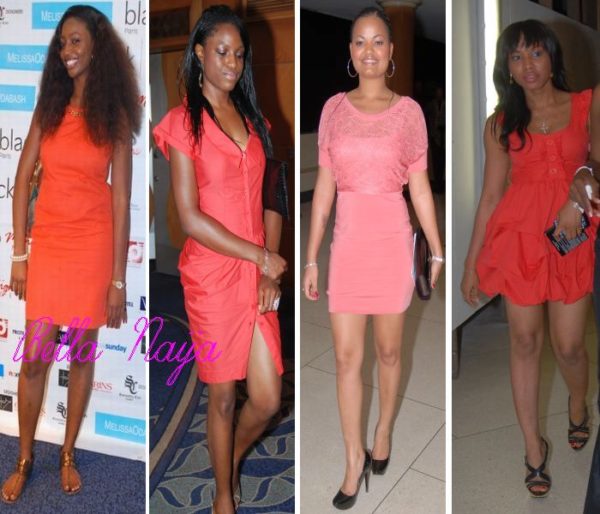 BN Red Carpet Fab Elite Model Look Nigeria 2009 Bella Naija018 Coral
