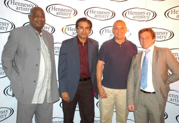 GDN & Hennessy Execs with Guy Bruce of Silverbird