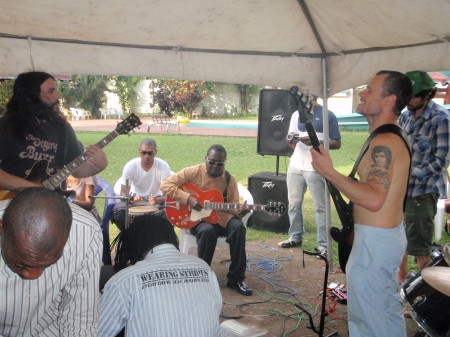 Flea Flea at Rehersal Session for Felabration