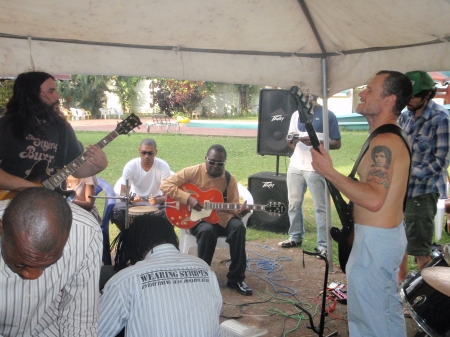 Flea at Rehersal Session for Felabration