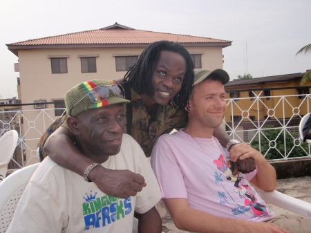 tony allen,baba maal and damon albarn Tony Allen,Baba Maal and Damon Albarn at Felabration 2008