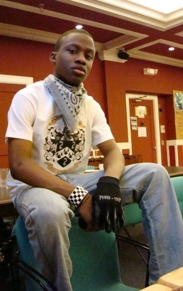 14 Fusion kelvar Shirt (my fashion line); Bandana; Bracelet: Hot topic; Gloves: Power trip; Jeans; Gap