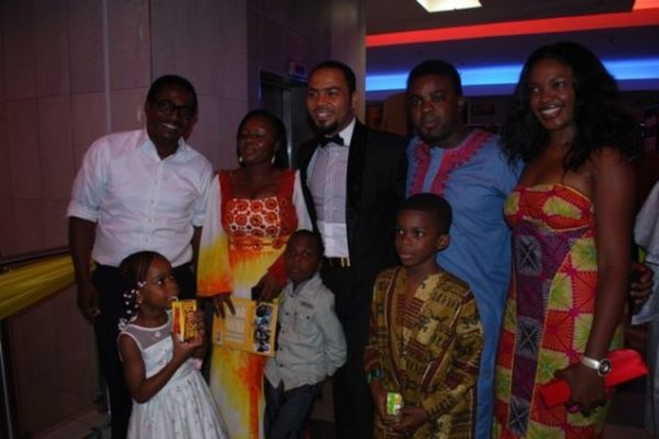 Toyin Subair, Ramsey Nouah with his wife & kids, Kunle Afolayan, Omoni Oboli with her son