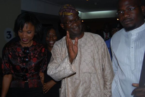 Funmi Iyanda with Lagos State Governor - Babatunde Fashola