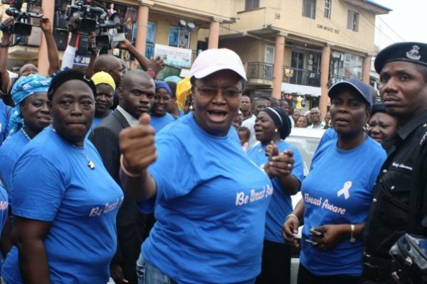 Mrs Fashola 'fights' for cancer